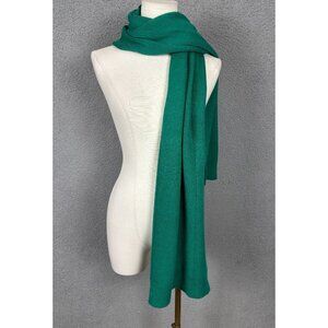 Convertible On 34th Women's Solid Multi-Stitch Scarf Green One Size NWT's